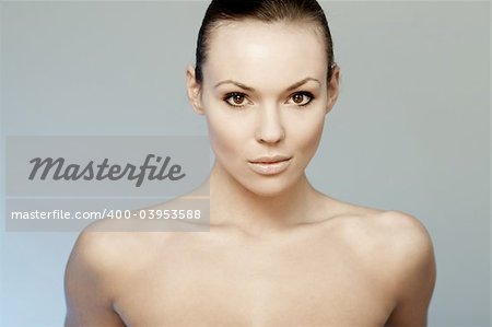 Portrait of Fresh and Beautiful sexy young woman