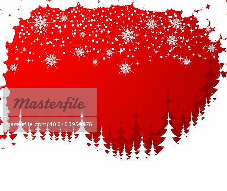 Abstract christmas background with snow, element for design, vector illustration