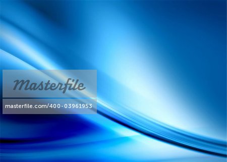 abstract composition with flowing design