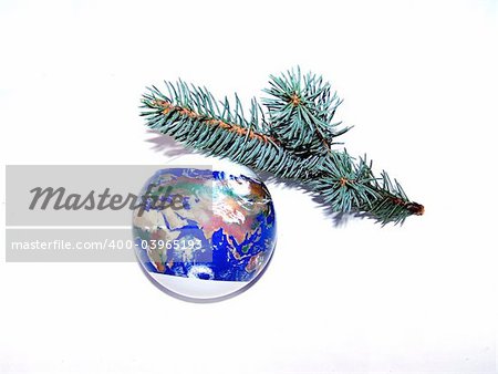 Ball as Christmas decoration