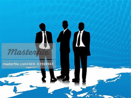 This is vector illustration of business corporate people
