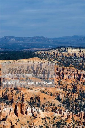 Aerial view of Bryce Canyon National Park, Utah