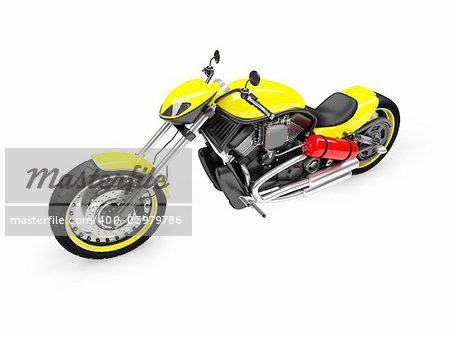 isolated moto on a white background