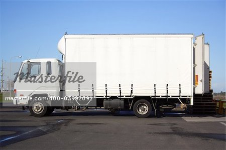 Small white truck