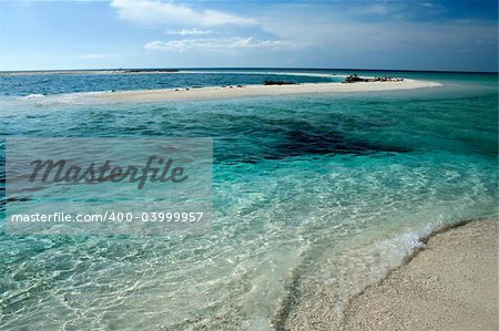 sandbanks off white beach camiguin island, mindanao, the philippines