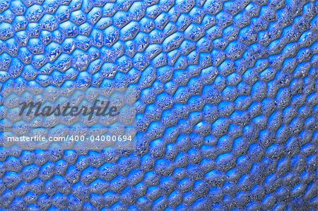 abstract blue honeycomb background