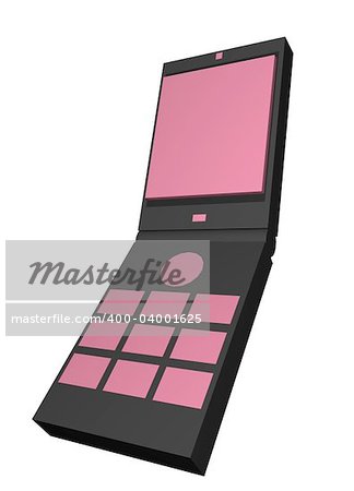 Cellular phone used for business clip art