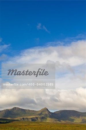 The Storr with the cloudy sky, Trotternish Peninsula, Isle of Skye, Scotland The Storr with the cloudy sky, Trotternish Peninsula, Isle of Skye, Scotland