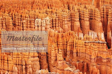 Bryce Canyon National Park, seen  from Sunset Point, is a giant natural amphitheater