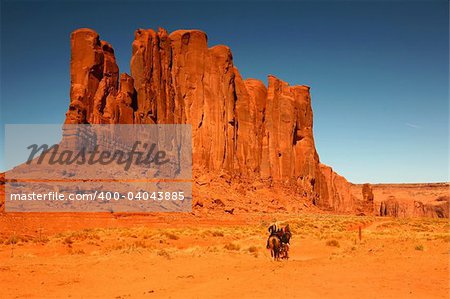 Horseback Riding in Monument Valley, Navajo Nation, Arizona USA