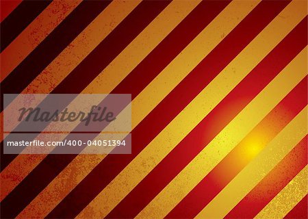 Modern realistic warning sign background in red and yellow
