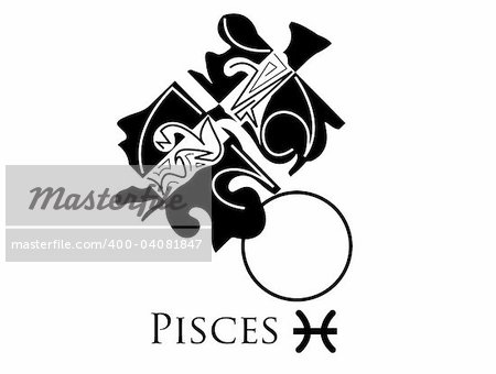 Picasso styled zodiac signs