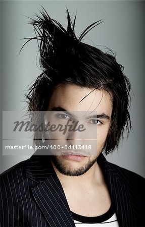 Good looking  young man with modern HairStyle