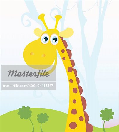 Vector Illustration of funny animal. See similar pictures in my portfolio!