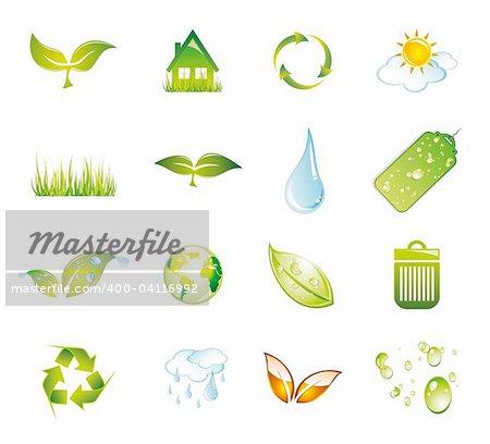 Environmental and Green Icon collection - Set 1