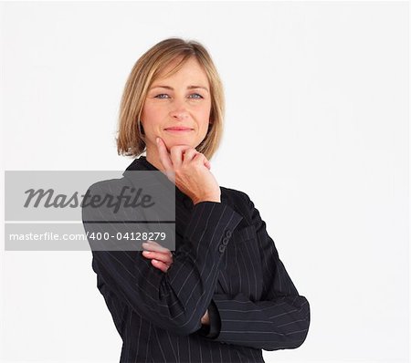Portrait of a mature confident businesswoman looking at the camera