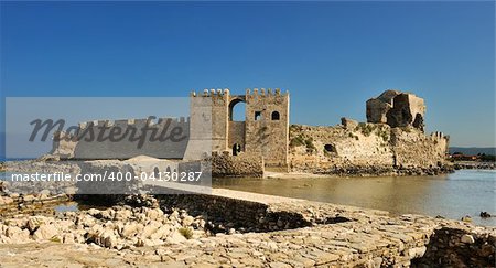 Picture of the medieval fortress at Methoni, southern Greece