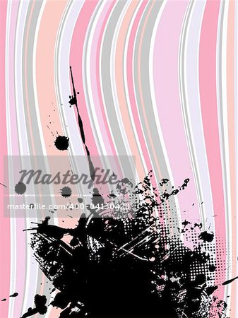 Abstract splash illustration with lines and place for your text. Vector