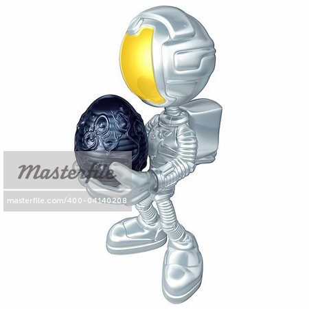 Astronaut Concept And Presentation Figure In 3D