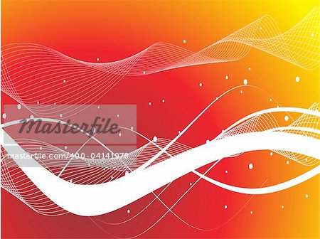 abctract vector wave halftone with sample text background