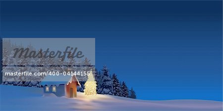 Great Christmas - holiday background illustration and vector
