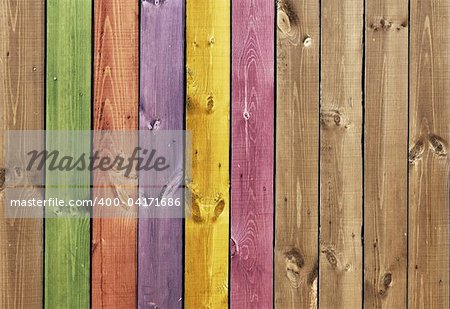 Texture - colored old wooden boards