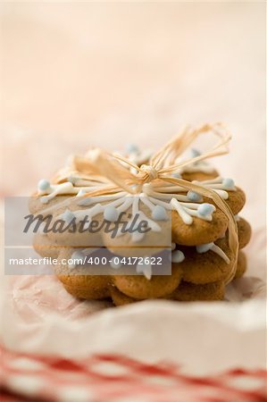 Delicious homemade Christmas gingerbread cookies