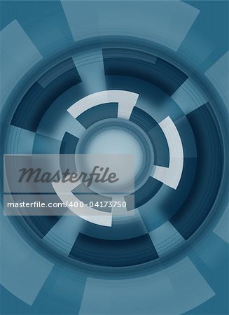 abstract blue creative circle background for design