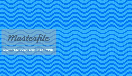 illustration drawing of abstract blue wave background