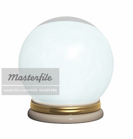 Magic ball. Object isolated over white