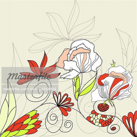 Template for decorative card