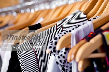 Multi-coloured wardrobe showcase, for sale, closeup view