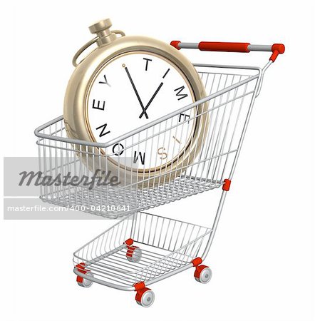 Conceptual image - time is money