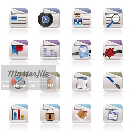 Computer Icons - File Formats - Vector Icon Set