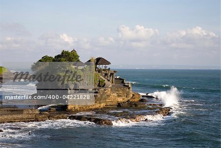 Tanah Lot temple on Bali, Indonesia
