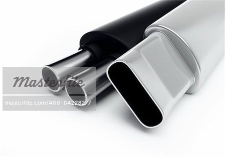 exhaust pipe on a white background