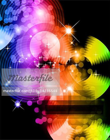 Light Sparkle Background with Rainbow Gradient