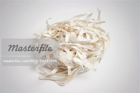 Paper Shreddings on Seamless Background