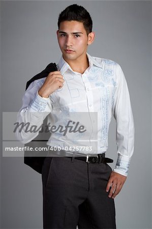 Man wearing business fashion clothes