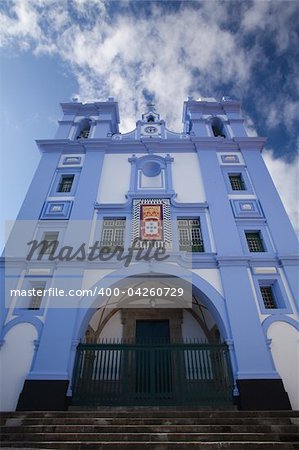 Typical church on the Terceira Island - Azores, Portugal