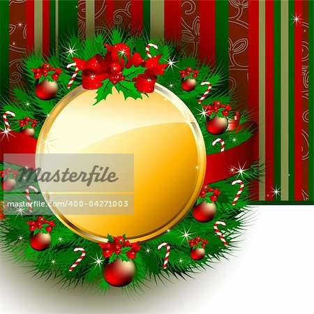 christmas background,  this illustration may be useful as designer work