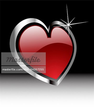 the abstract vector valentine's hearts eps 8