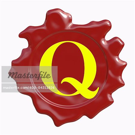 red wax seal of quality
