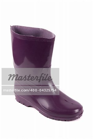 wellington boot isolated on a white background