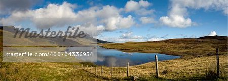 View Looking Across Loch Leathan To The Old Man of Storr, Isle of Skye, Scotland View Looking Across Loch Leathan To The Old Man of Storr, Isle of Skye, Scotland