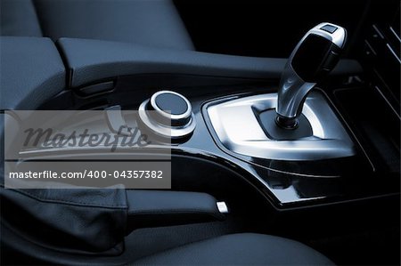 The gear-change lever in the modern car