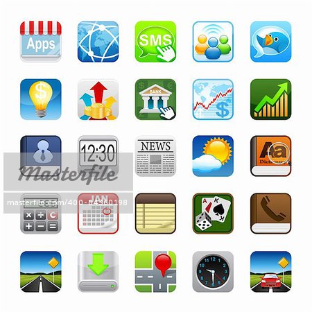 Phone web icons