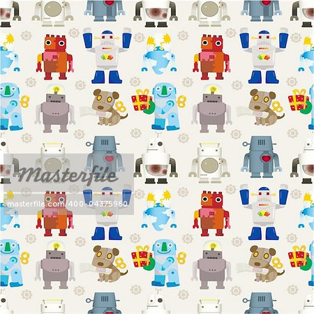 seamless Robot pattern