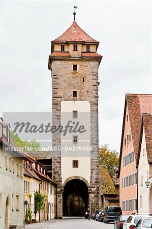 An image of the medieval town Rothenburg in Germany