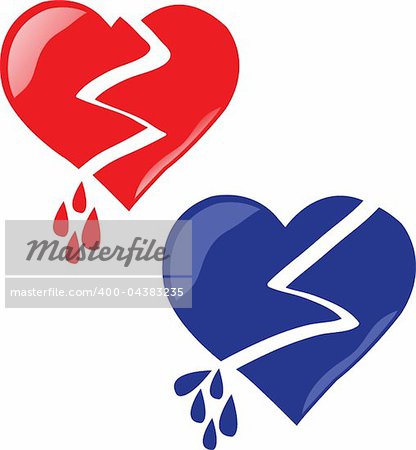 illustration of valentine heart - vector